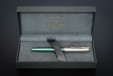 Ручка-роллер Parker Sonnet Sand Blasted Metal&Green Lacquer