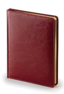 Ежедневник недатированный А5 "Sidney" (бордовый)